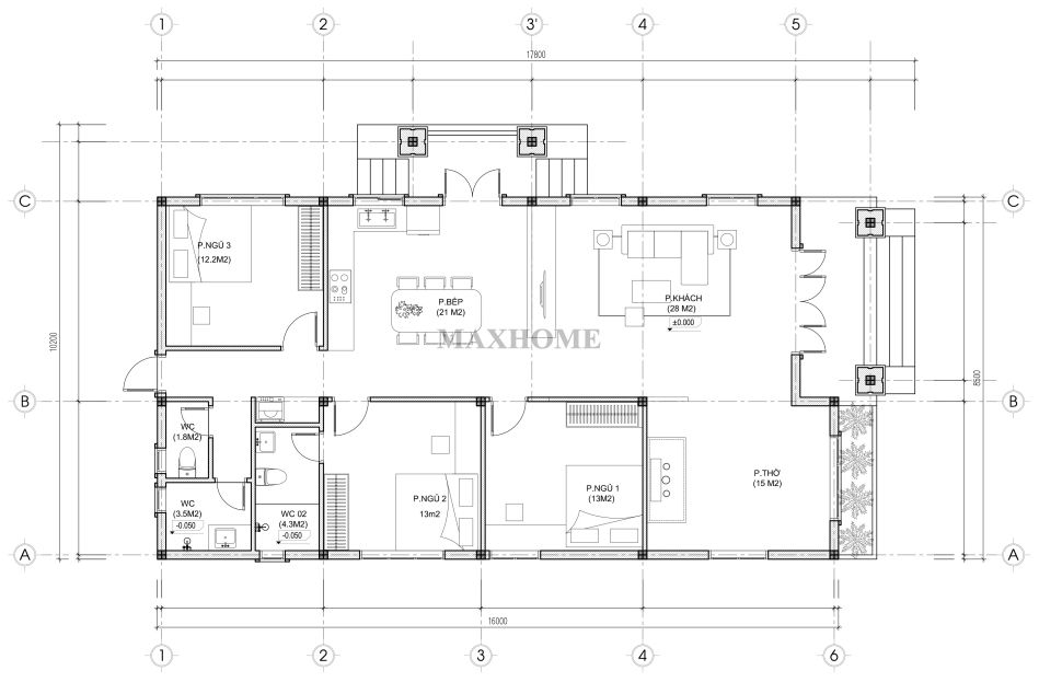 mau-nha-cap-4-3-phong-ngu-hien-dai-tre-trung-phu-hop-cho-gia-dinh-nho-16