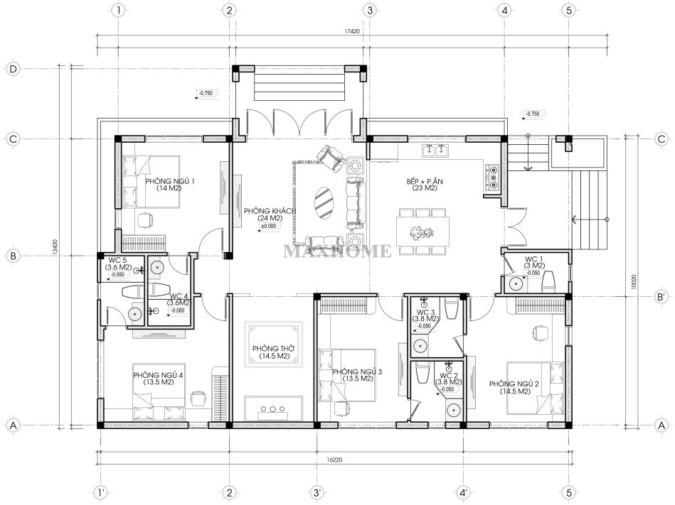 mau-nha-vuon-1-tang-dep-nhu-biet-thu-nghi-duong-o-vung-que-16
