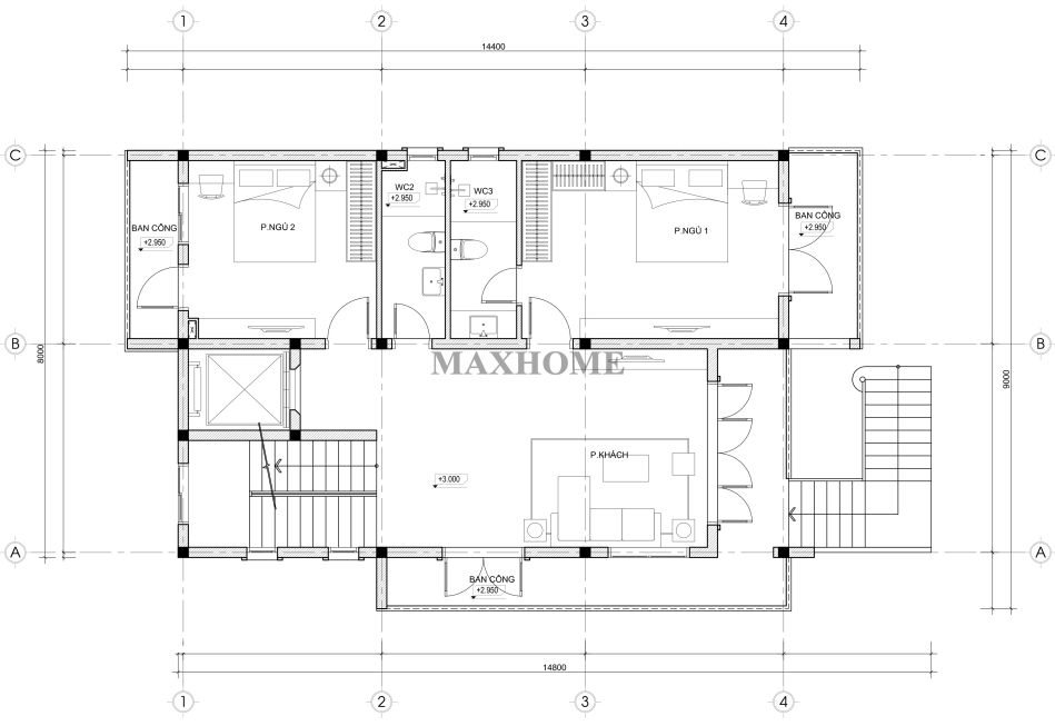 thiet-ke-nha-pho-3-tang-lo-goc-voi-khong-gian-mo-cong-nang-toi-uu-17