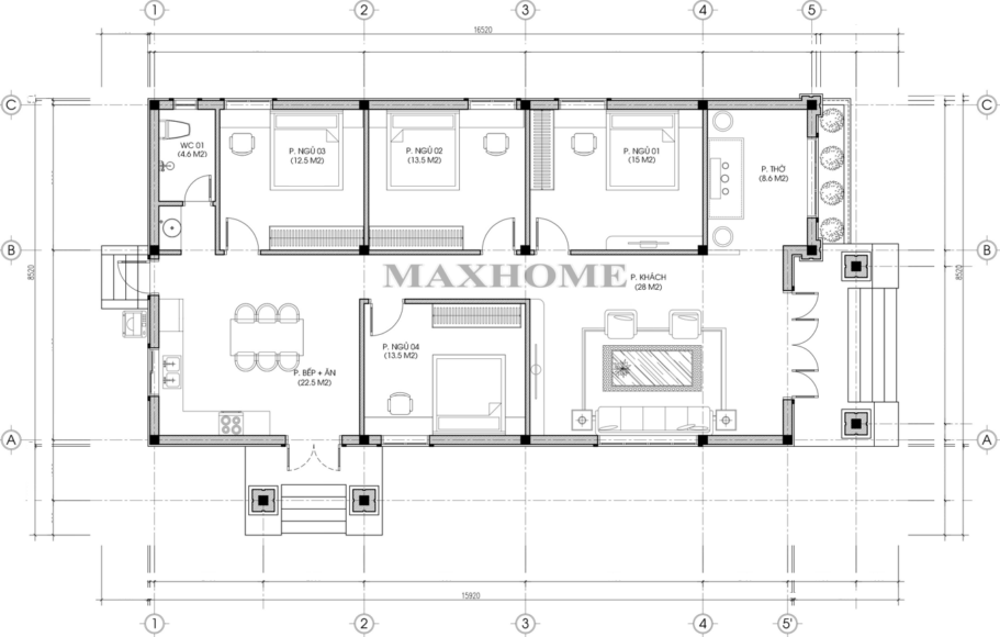 Mặt bằng công năng MH46341