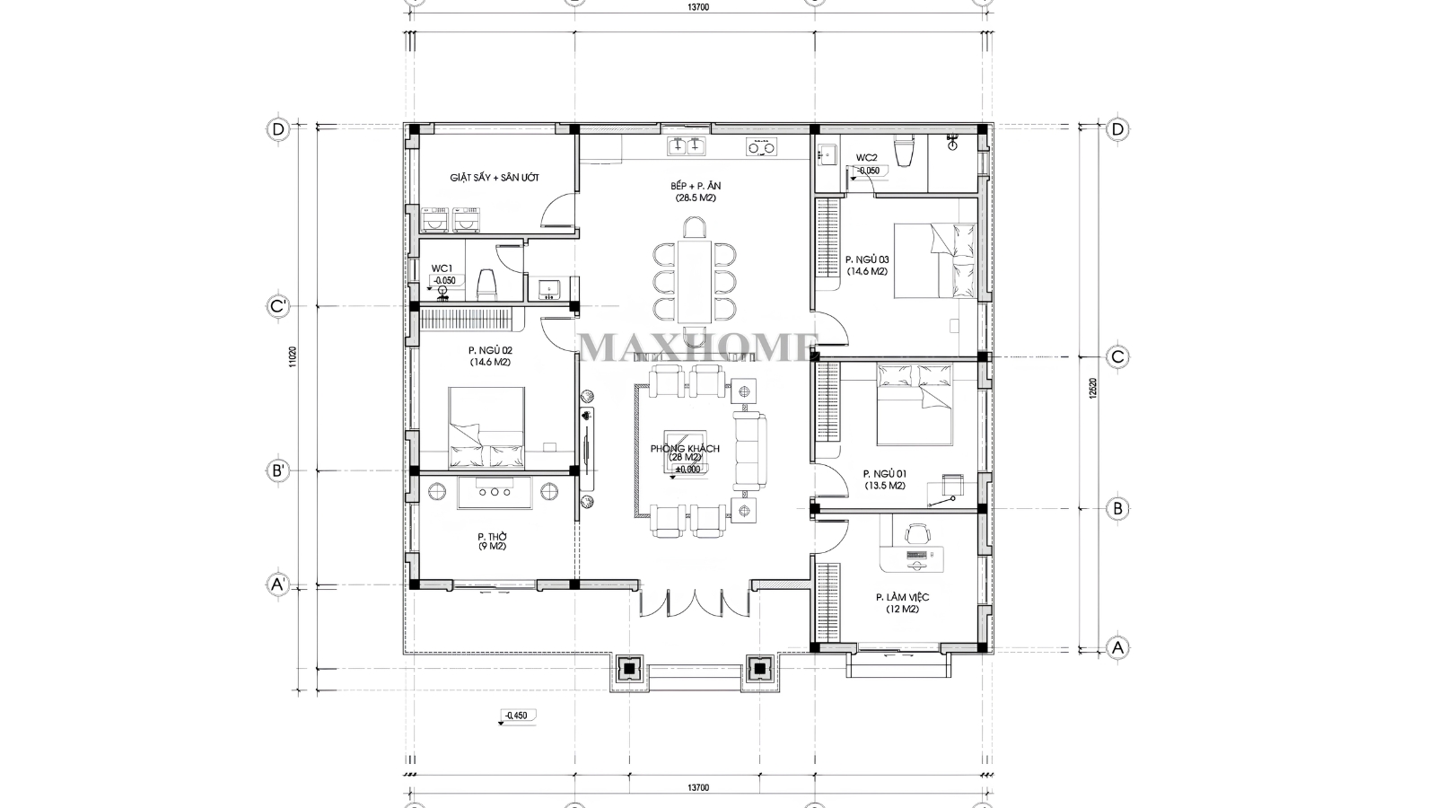 Mặt bằng công năng MH46669