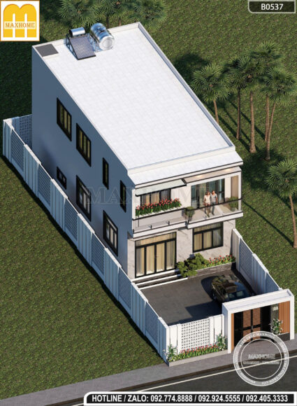 3D góc trên cao công trình MH46390 3D góc trên cao công trình MH46390