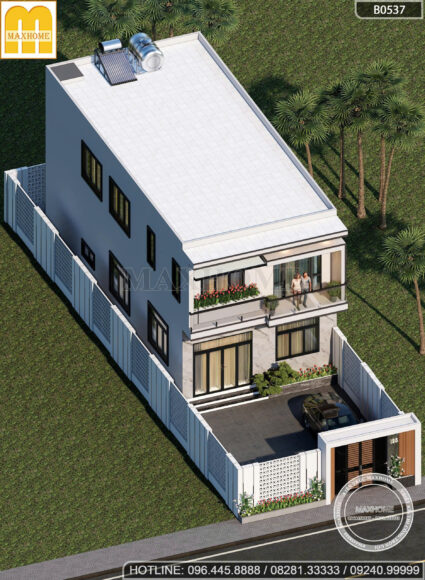 3D góc trên cao công trình MH46390 3D góc trên cao công trình MH46390