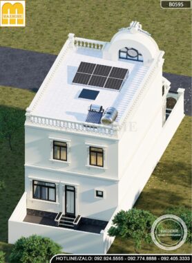 Kiến trúc biệt thự 2 tầng siêu hoành tráng tại Quảng Ninh - MH46558 