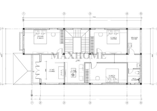 Mẫu Biệt thự sân vườn mái Nhật sang trọng, đẳng cấp - MH46538 Mẫu Biệt thự sân vườn mái Nhật sang trọng, đẳng cấp - MH46538