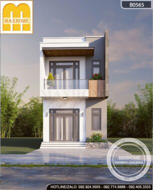 Mẫu nhà phố hiện đại tối ưu công năng MH46399