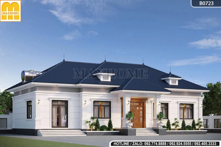 Phối cảnh góc nghiêng công trình MH46549