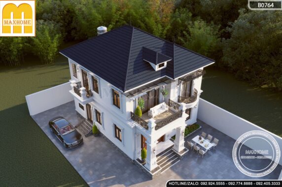 Cực phẩm nhà 2 tầng mái Nhật tân cổ điển tại Thanh Hóa - MH46797