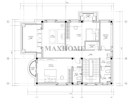 Cực phẩm nhà 2 tầng mái Nhật tân cổ điển tại Thanh Hóa - MH46797