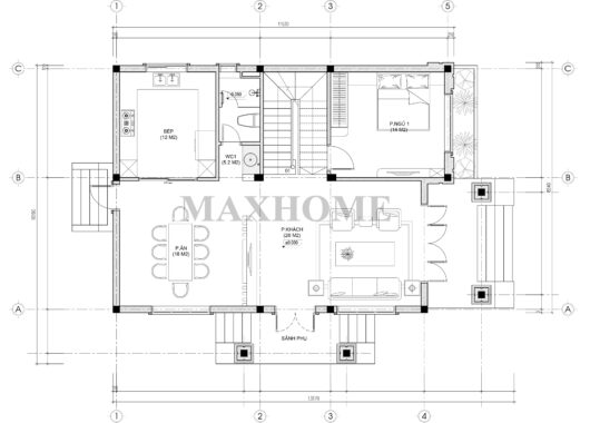 Mẫu thiết kế 2 tầng mái Nhật vạn người mê tại Bắc Ninh - MH46476 Mẫu thiết kế 2 tầng mái Nhật vạn người mê tại Bắc Ninh - MH46476