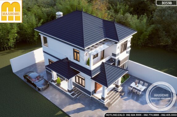 Mẫu thiết kế 2 tầng mái Nhật vạn người mê tại Bắc Ninh - MH46476 Mẫu thiết kế 2 tầng mái Nhật vạn người mê tại Bắc Ninh - MH46476