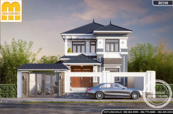 Mẫu thiết kế 2 tầng mái Nhật vạn người mê tại Bắc Ninh - MH46476 Mẫu thiết kế 2 tầng mái Nhật vạn người mê tại Bắc Ninh - MH46476