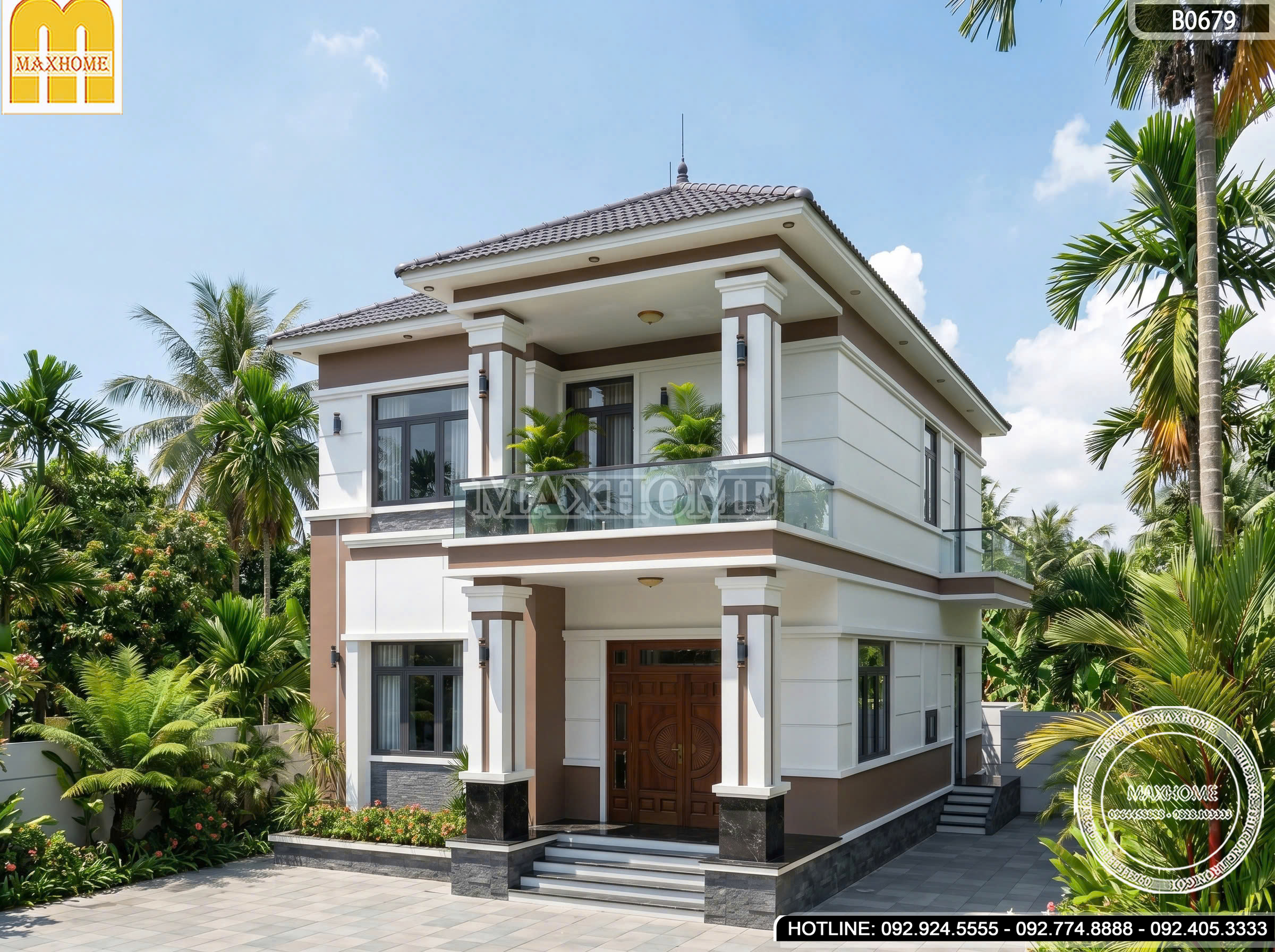 Nhà 2 Tầng Mái Nhật | MH46846