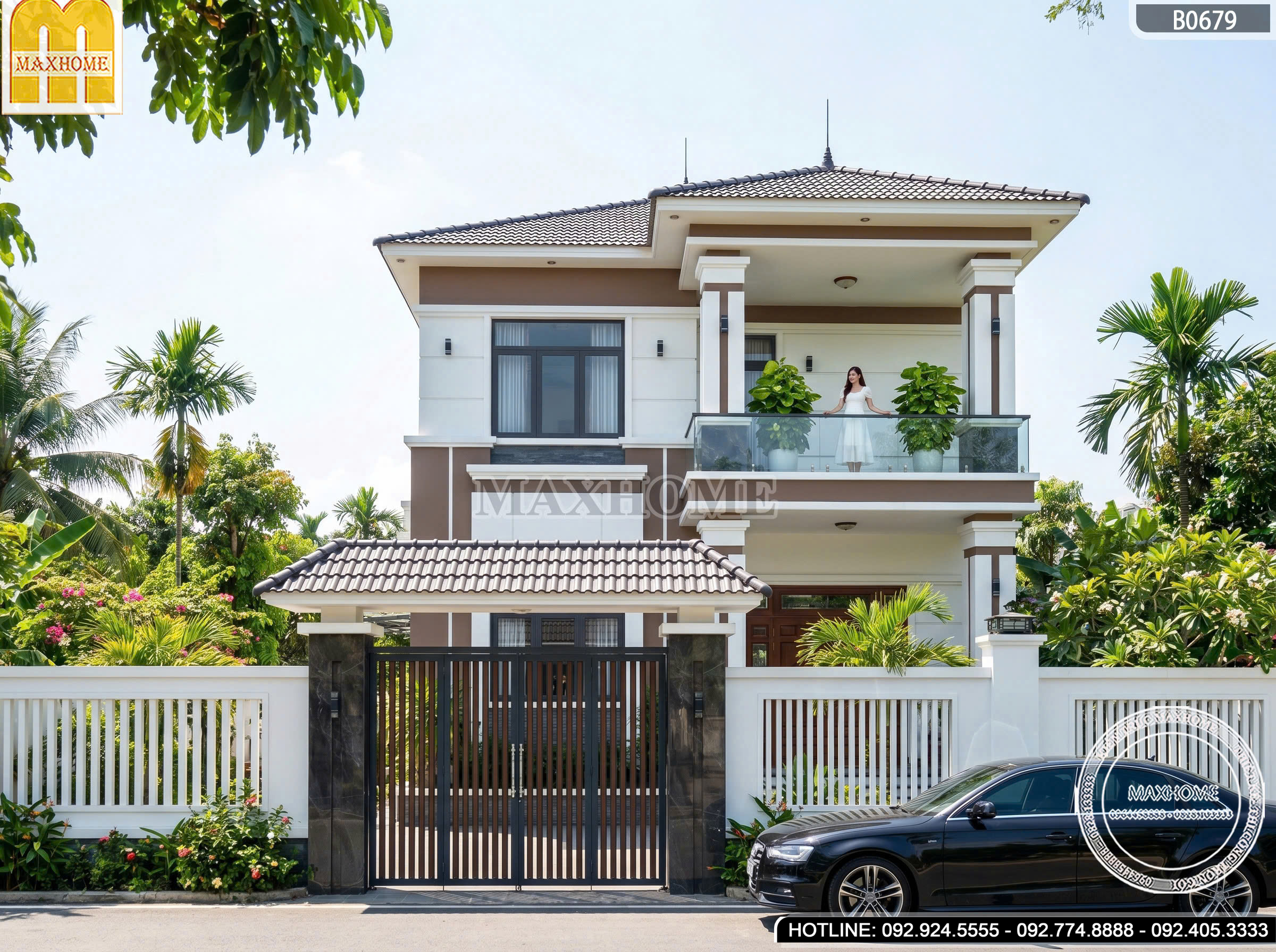 Nhà 2 Tầng Mái Nhật | MH46846