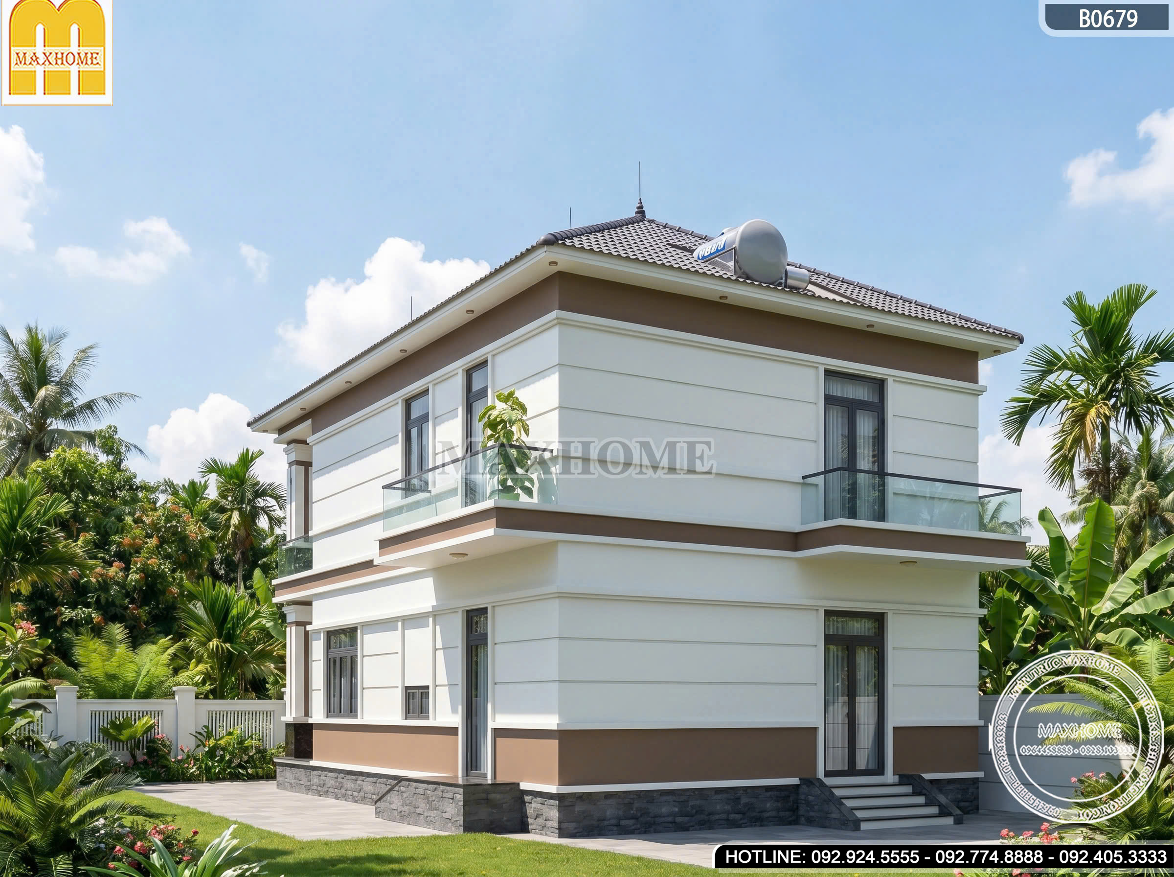Nhà 2 Tầng Mái Nhật | MH46846