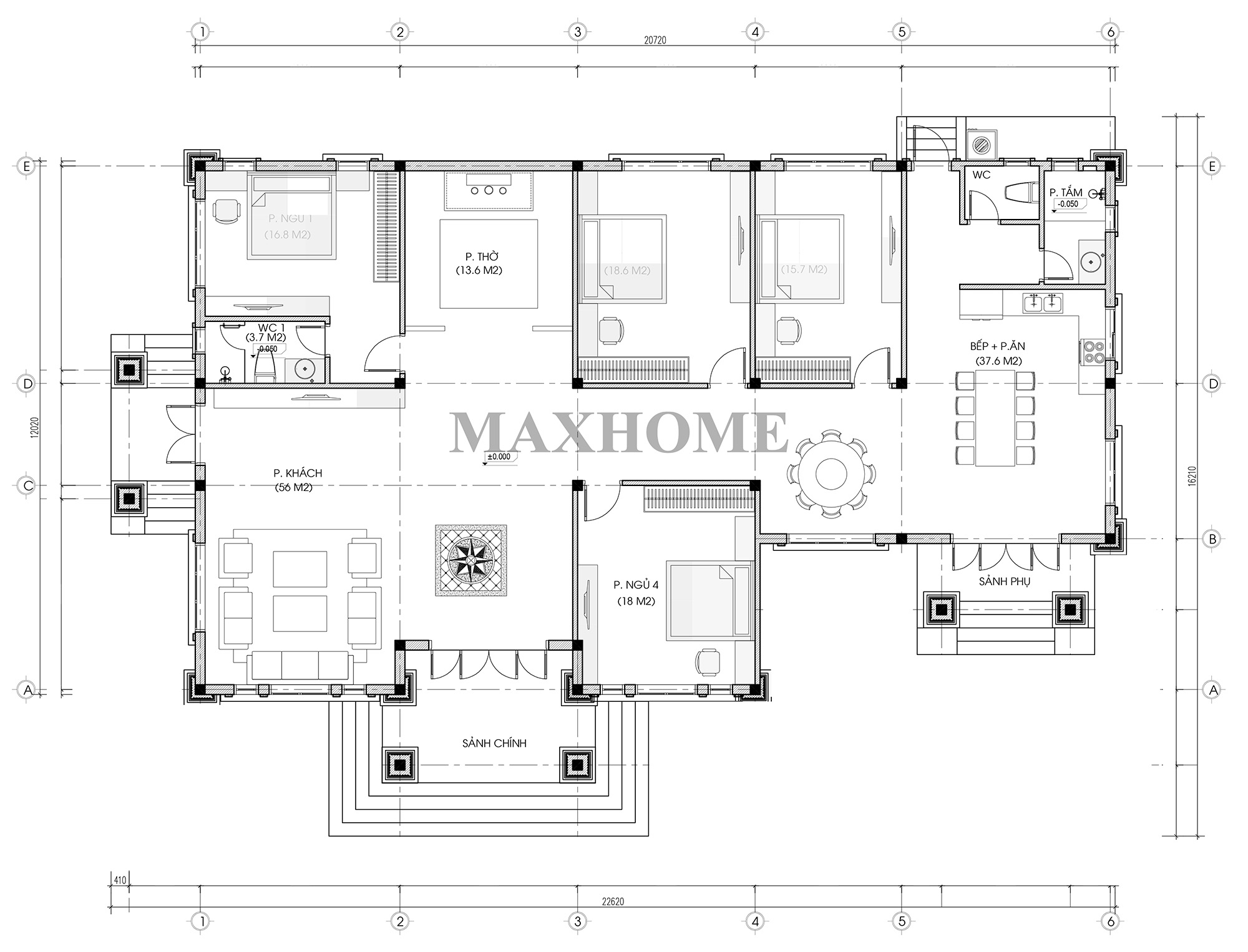 Mặt bằng bố trí công năng sử dụng Mặt bằng bố trí công năng sử dụng