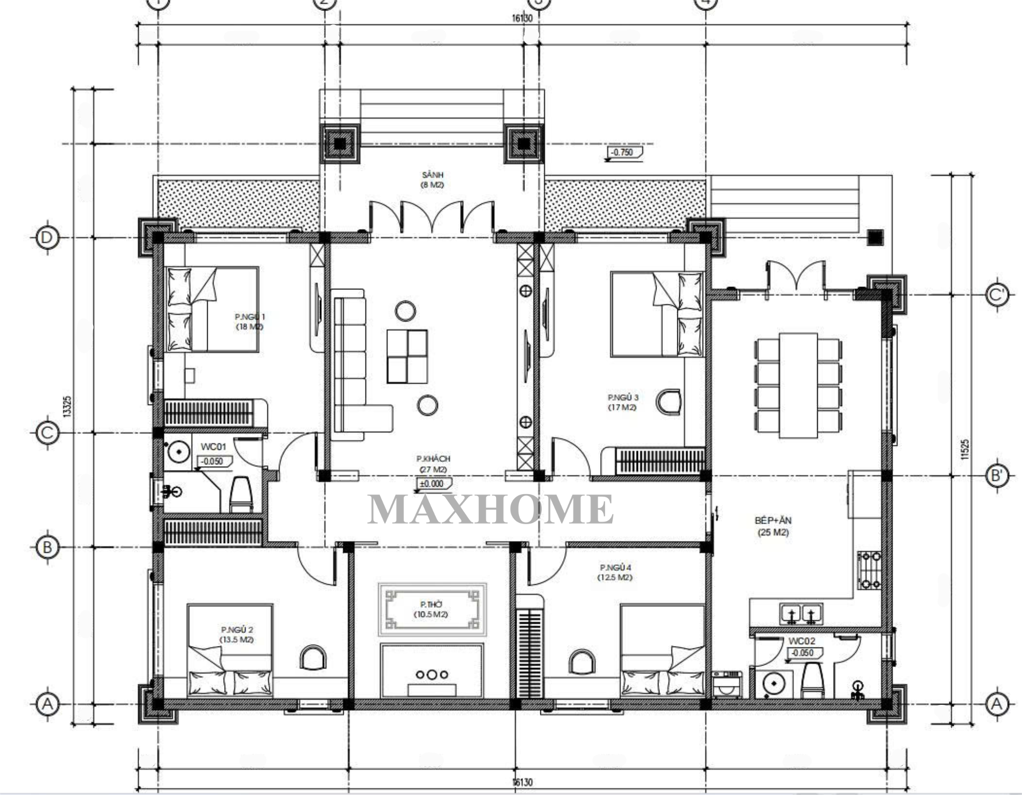 Mặt bằng công năng sử dụng Mặt bằng công năng sử dụng