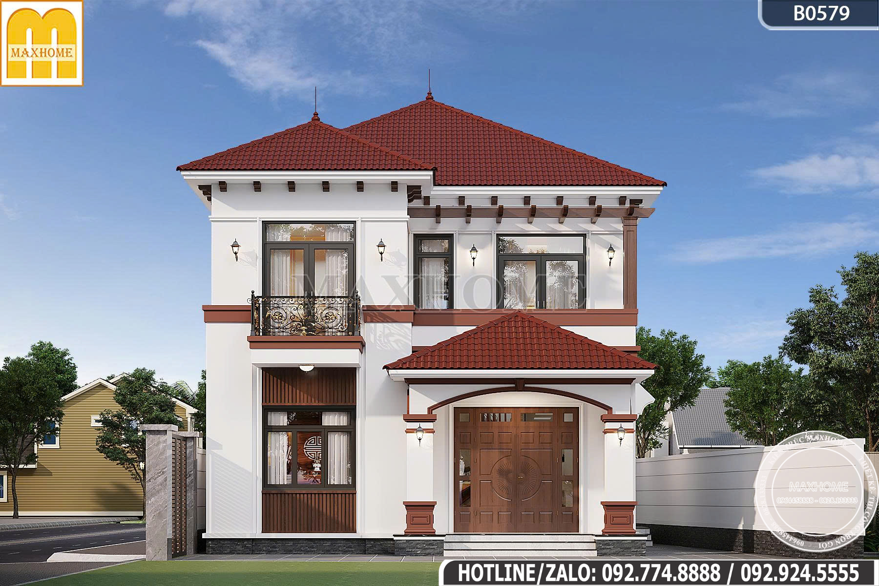 Nhà 2 Tầng Mái Nhật Tiện Nghi | MH46628