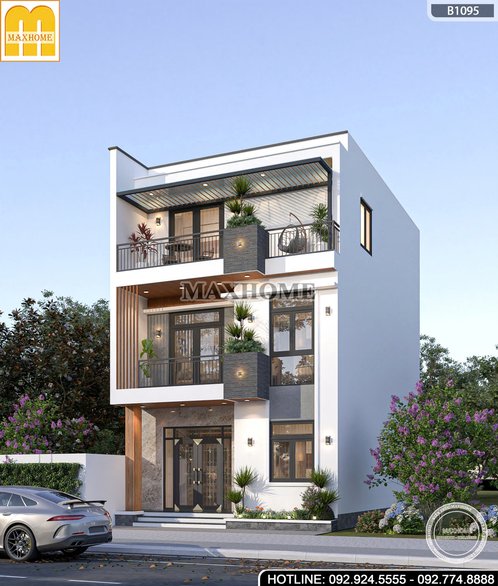 Nhà 3 Tầng Hiện Đại Mặt Tiền Đẹp | MH47084