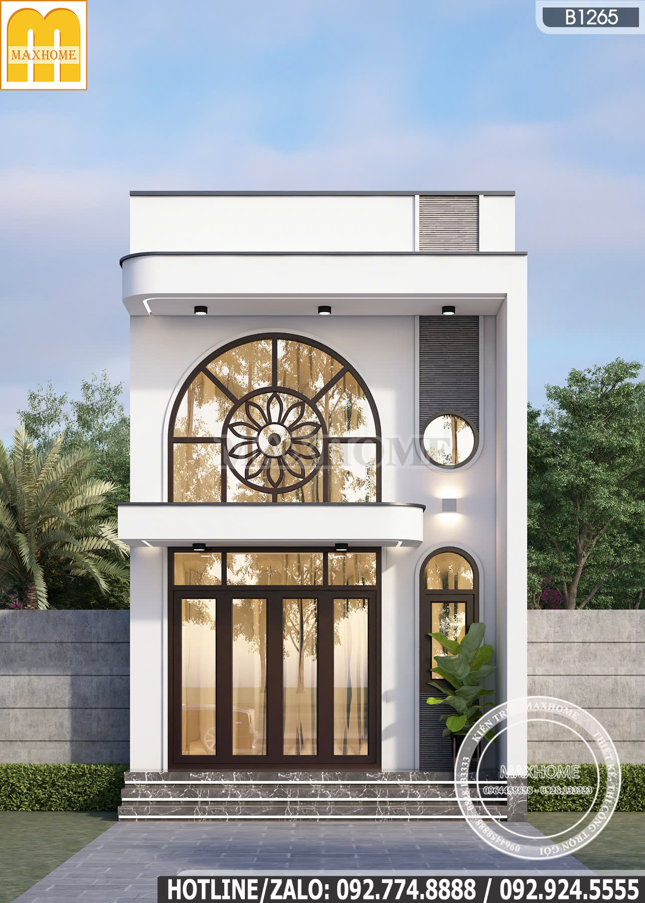Mẫu Nhà Gác Lửng Đẹp | MH47087