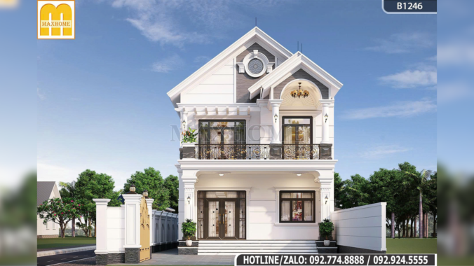 Nhà mái Thái 2 tầng tại Ninh Bình | MH47052