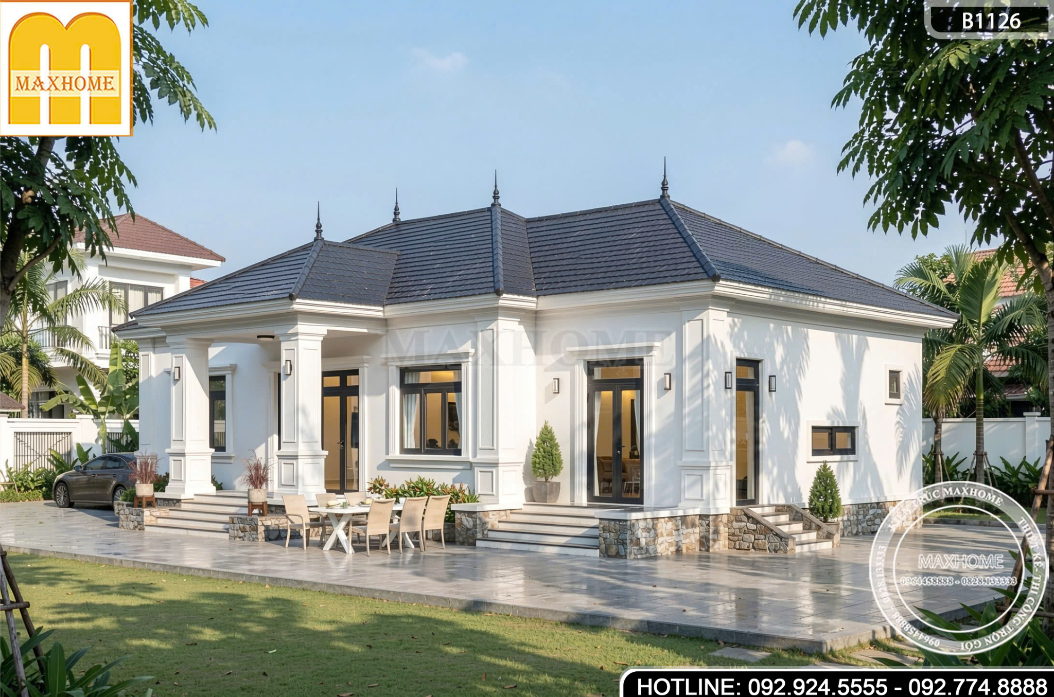 Nhà Cấp 4 Mái Nhật Ngang 16m | MH47001