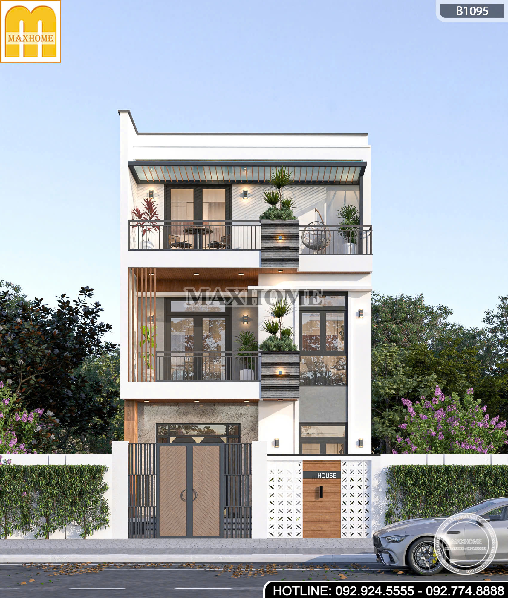 Nhà 3 Tầng Hiện Đại Mặt Tiền Đẹp | MH47084