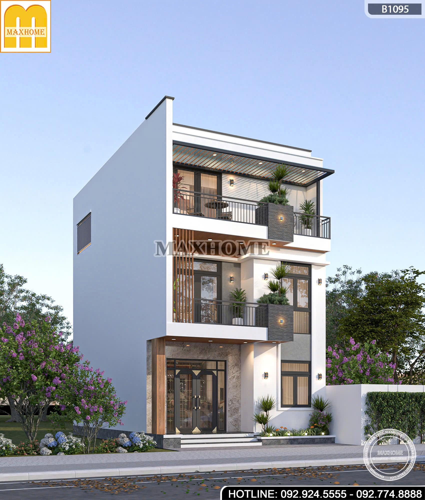 Nhà 3 Tầng Hiện Đại Mặt Tiền Đẹp | MH47084