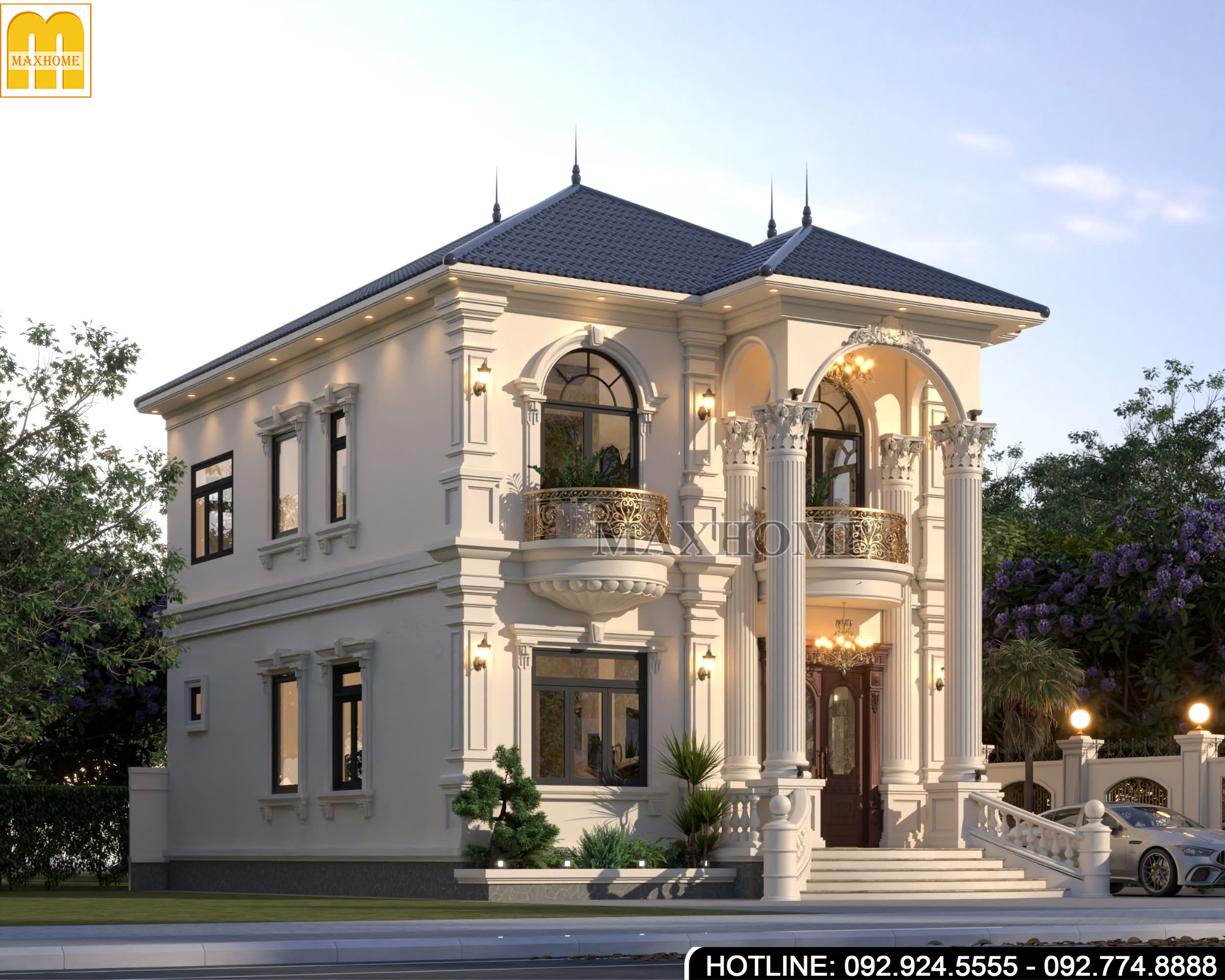 Nhà Biệt Thự Tân Cổ Điển Sang Trọng