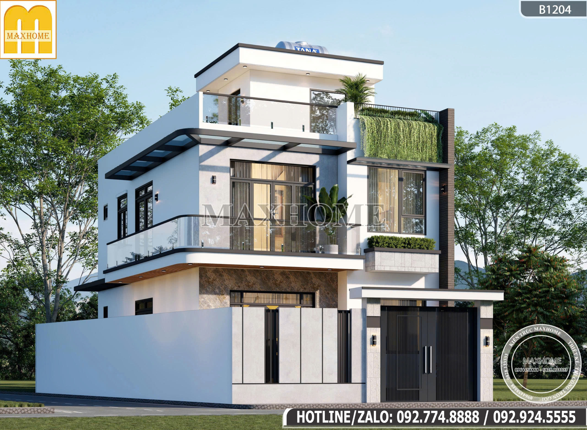 Top Mẫu Nhà 2 Tầng 1 TuM | MH47023