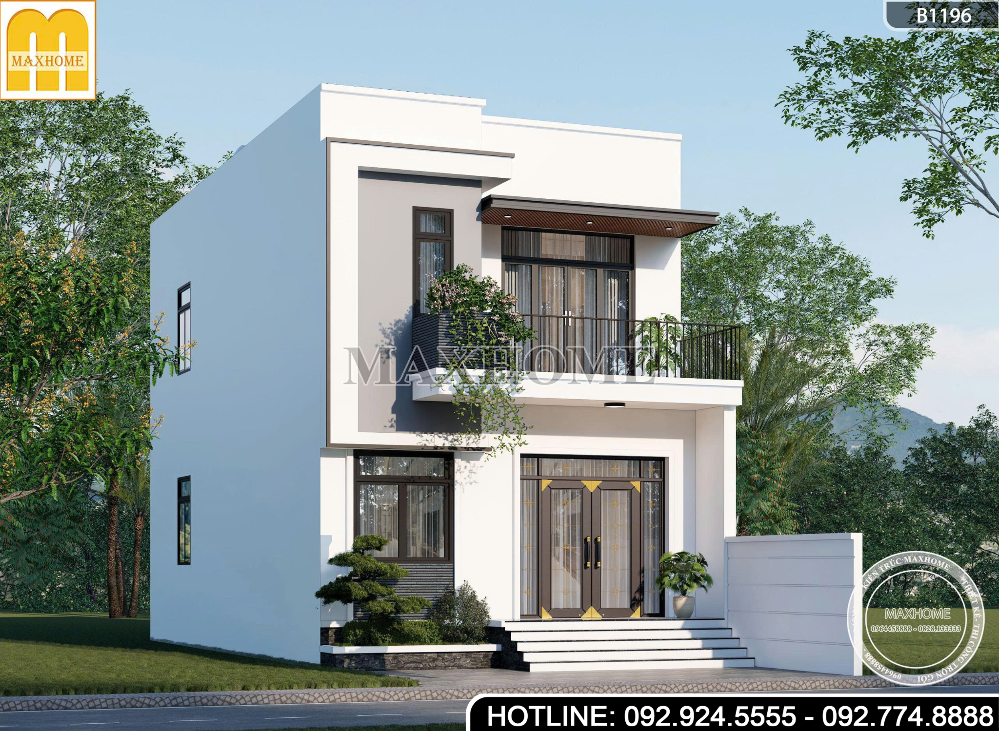 Mẫu Nhà Phố Hiện Đại Đẹp | MH47005