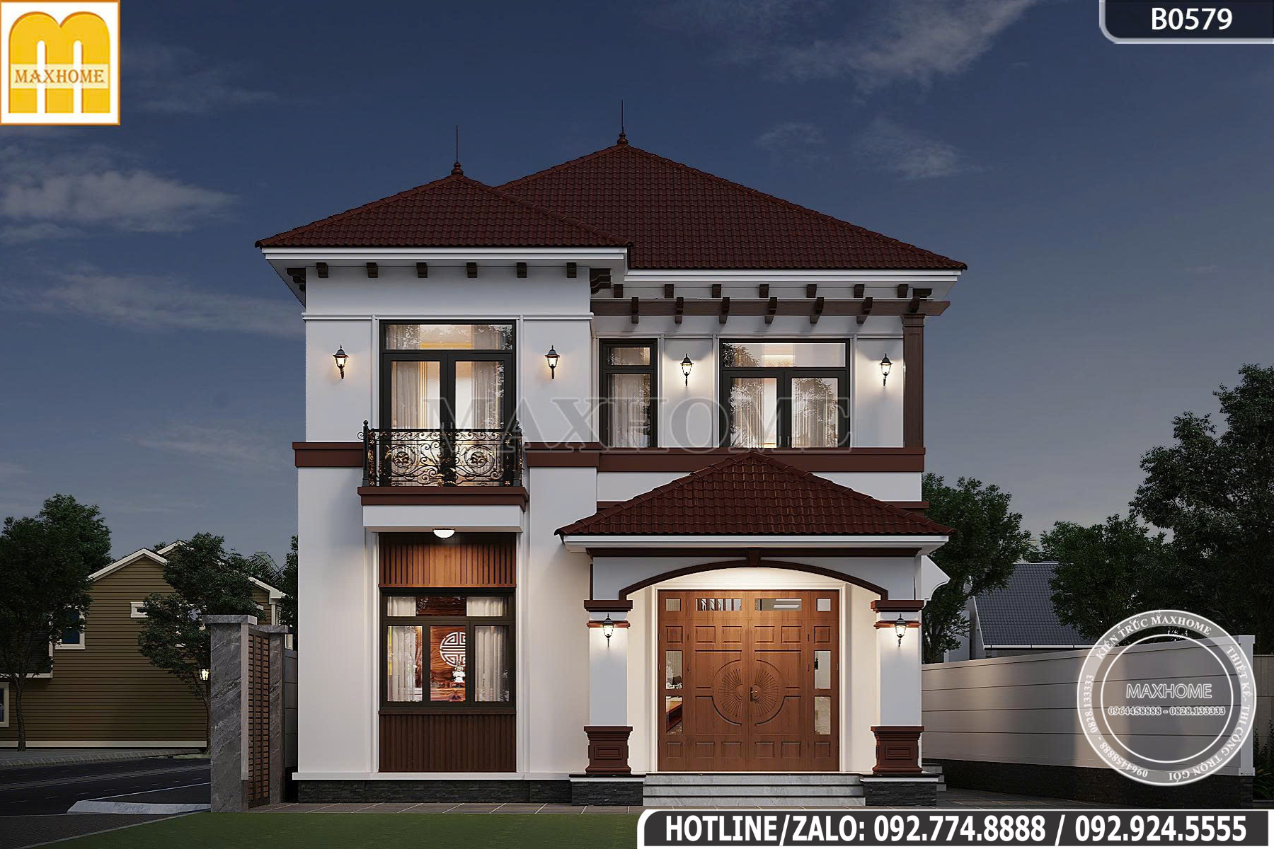 Nhà 2 Tầng Mái Nhật Tiện Nghi | MH46628