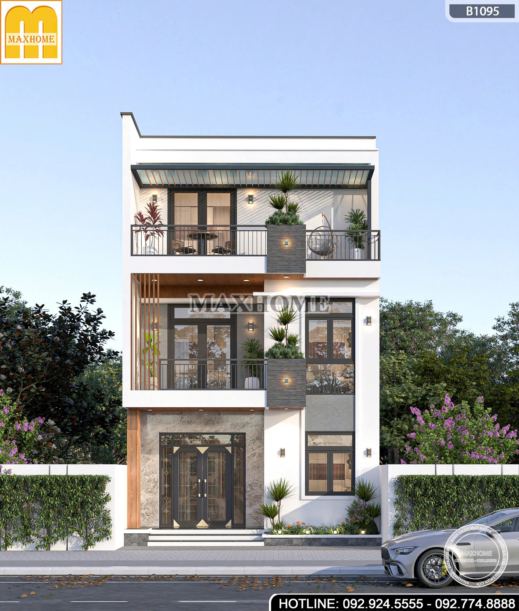 Nhà 3 Tầng Hiện Đại Mặt Tiền Đẹp | MH47084