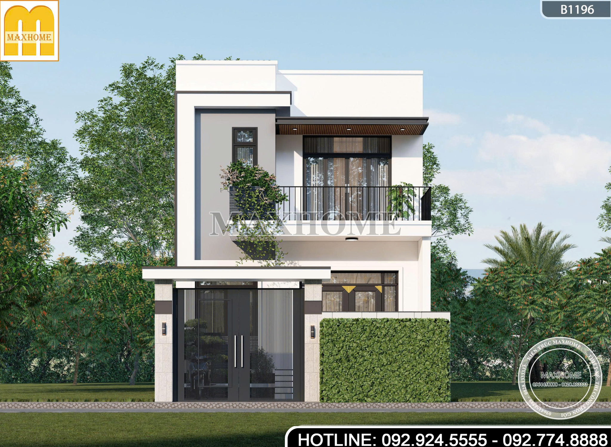 Mẫu Nhà Phố Hiện Đại Đẹp | MH47005
