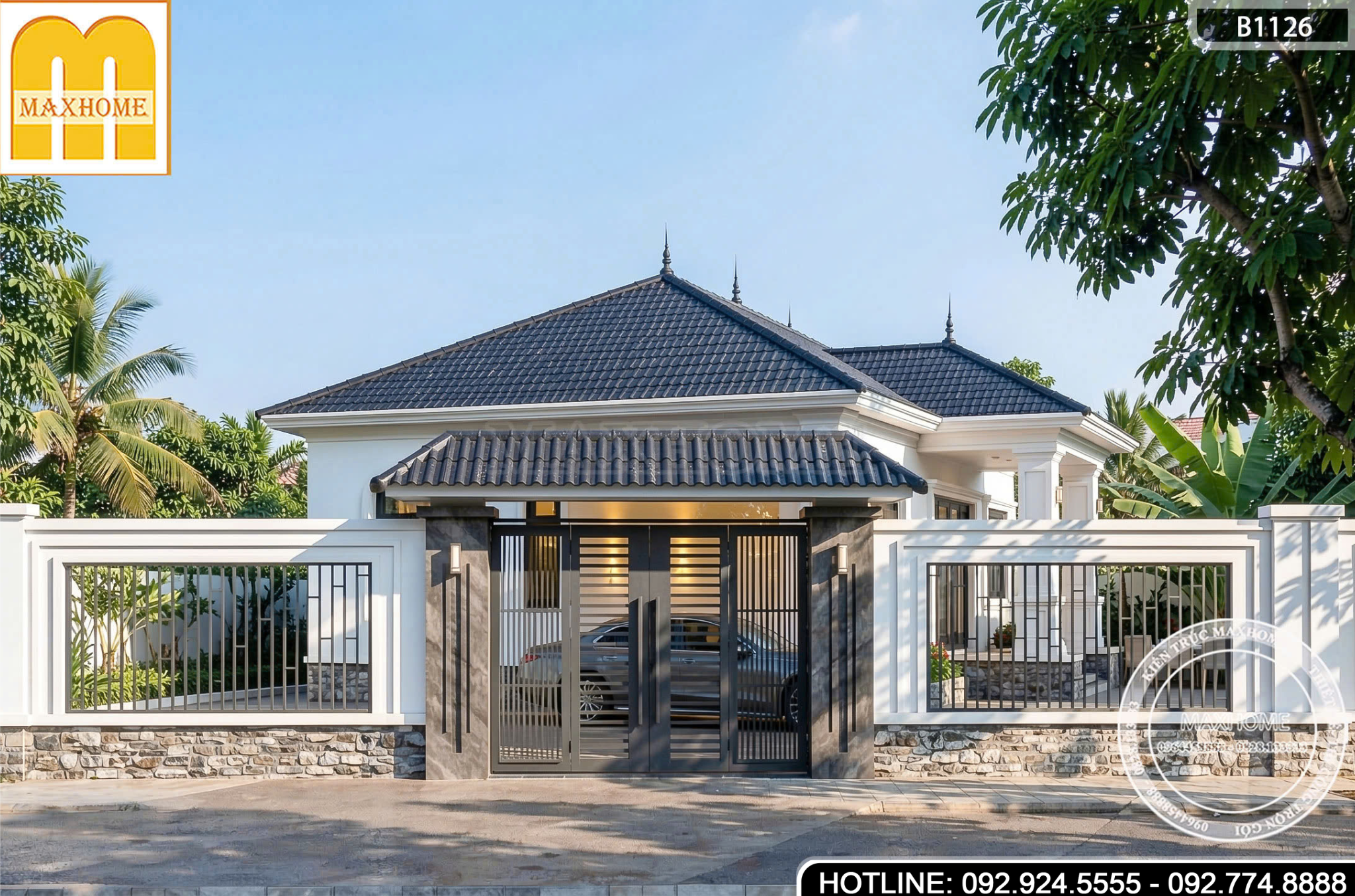 Nhà Cấp 4 Mái Nhật Ngang 16m | MH47001