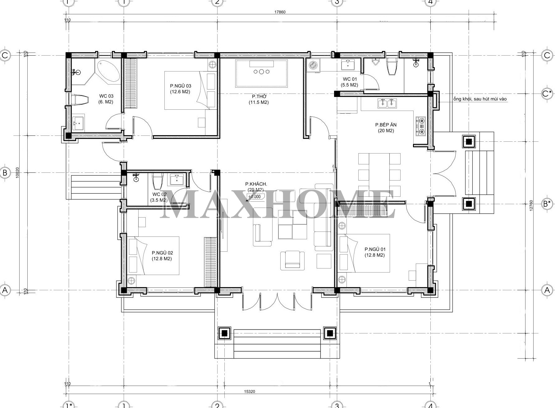 Chiêm ngưỡng mẫu cấp 4 mái Nhật tân cổ tại quê nhà Hưng Yên | MH47108