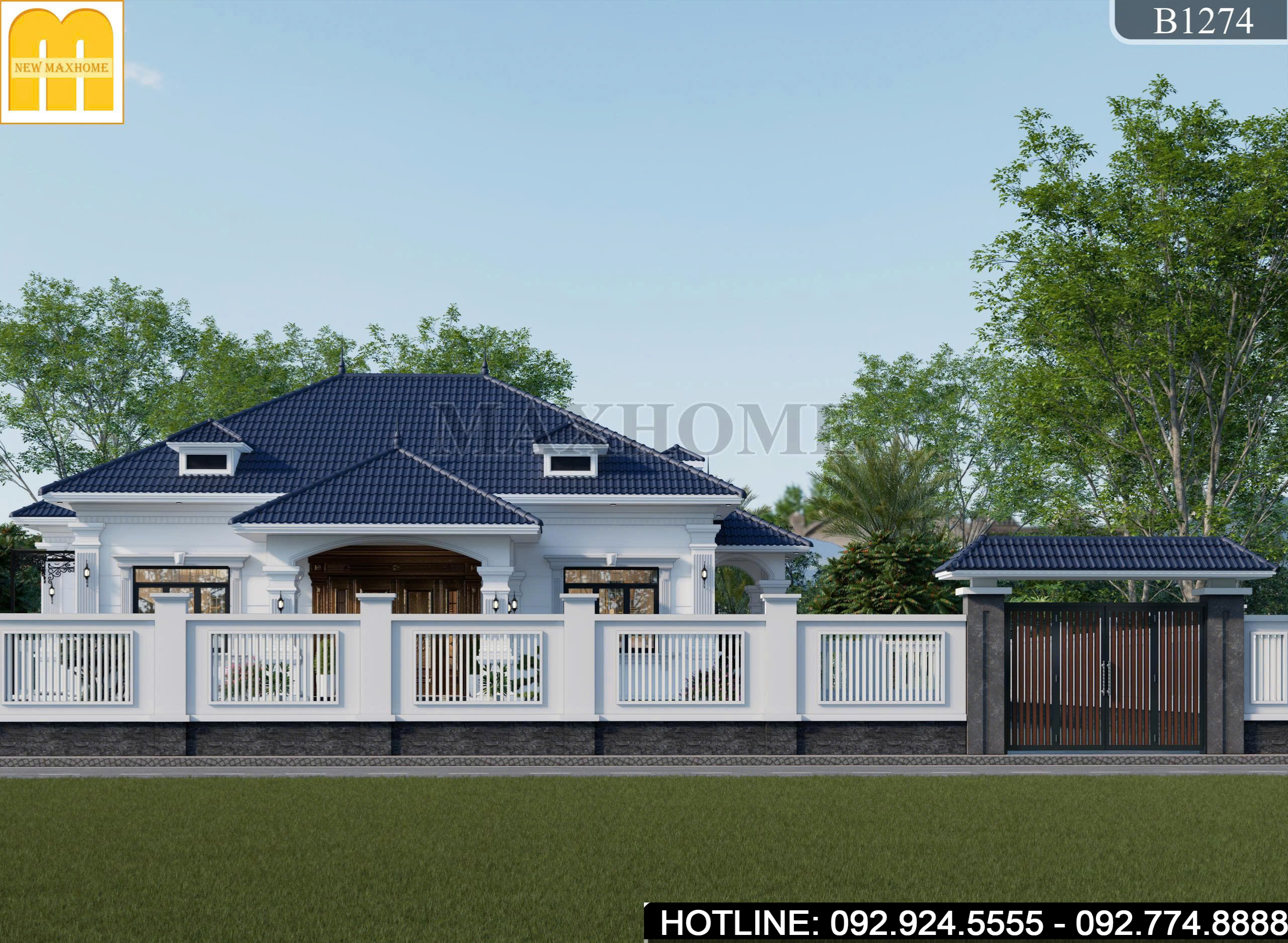 Chiêm ngưỡng mẫu cấp 4 mái Nhật tân cổ tại quê nhà Hưng Yên | MH47108