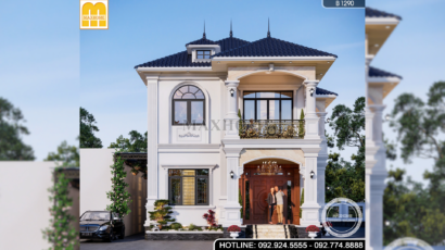 Mẫu nhà 2 tầng mái Nhật tân cổ đẹp mê li tại Nghệ An