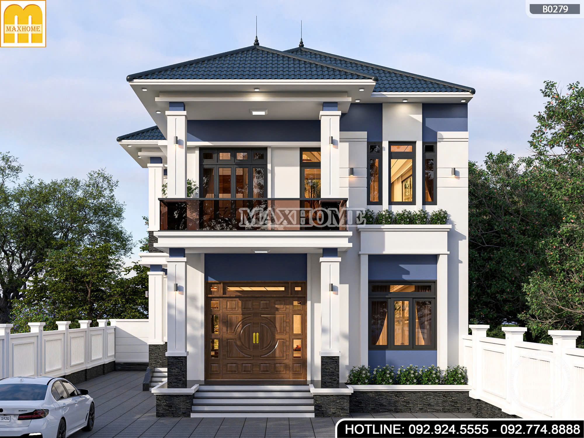 Sở hữu mẫu nhà 2 tầng mái Nhật hiện đại tại Hải Phòng | MH46229