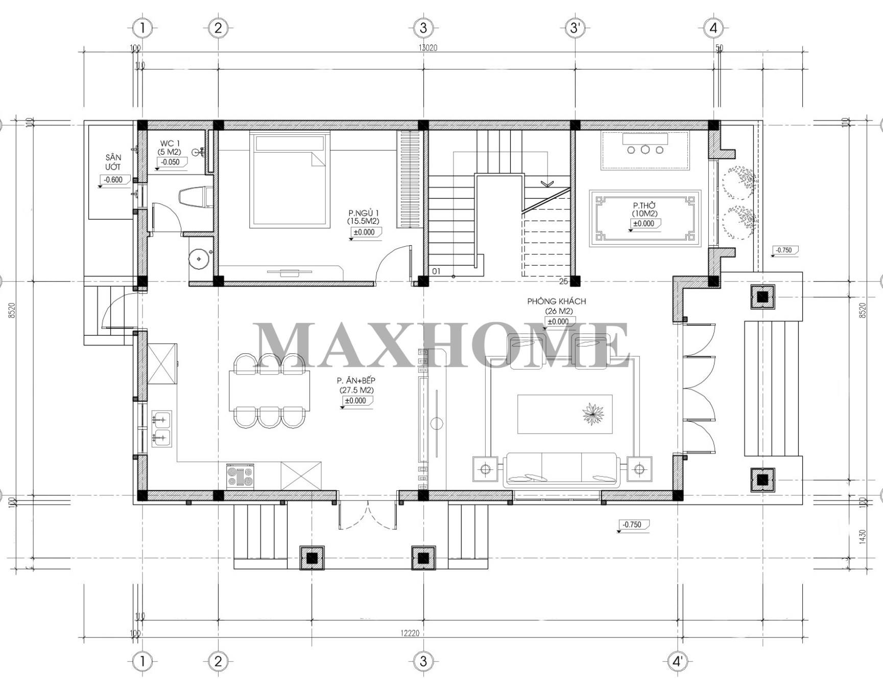 Sở hữu mẫu nhà 2 tầng mái Nhật hiện đại tại Hải Phòng | MH46229