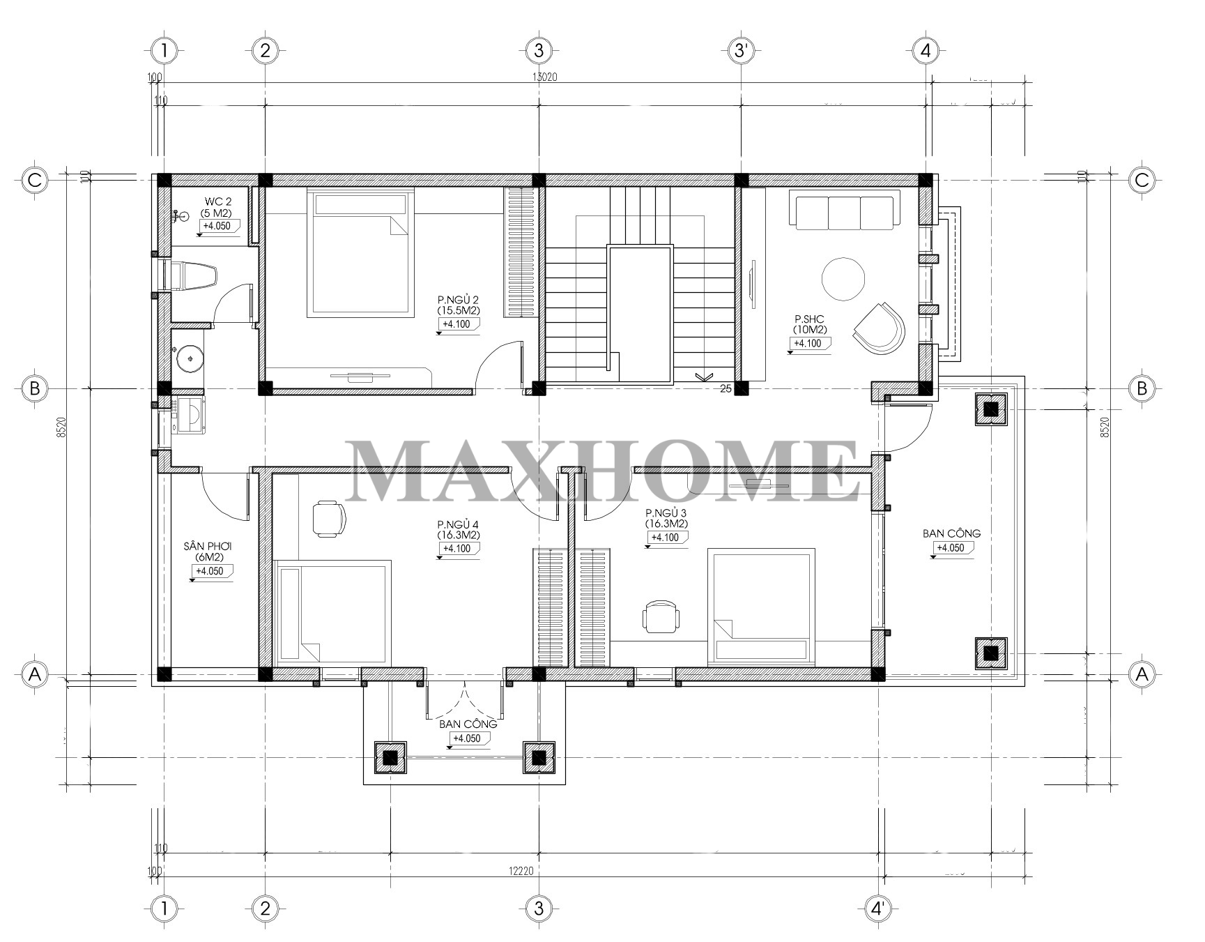 Sở hữu mẫu nhà 2 tầng mái Nhật hiện đại tại Hải Phòng | MH46229