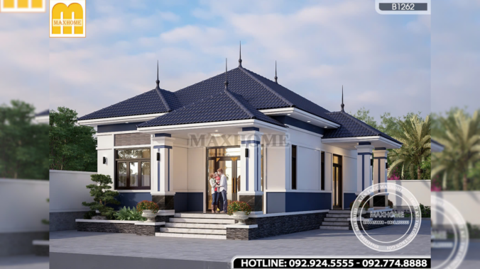 Tham khảo mẫu mái Nhật công năng 3 phòng ngủ, chi phí tối ưu | MH47069