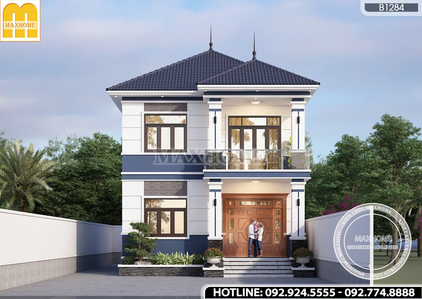 Thiết kế 2 tầng mái Nhật hiện đại đẹp mãn nhãn tại Thanh Hóa | MH47103 Thiết kế 2 tầng mái Nhật hiện đại đẹp mãn nhãn tại Thanh Hóa | MH47103