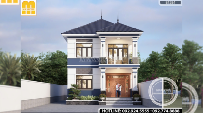 Thiết kế 2 tầng mái Nhật hiện đại đẹp mãn nhãn tại Thanh Hóa | MH47103