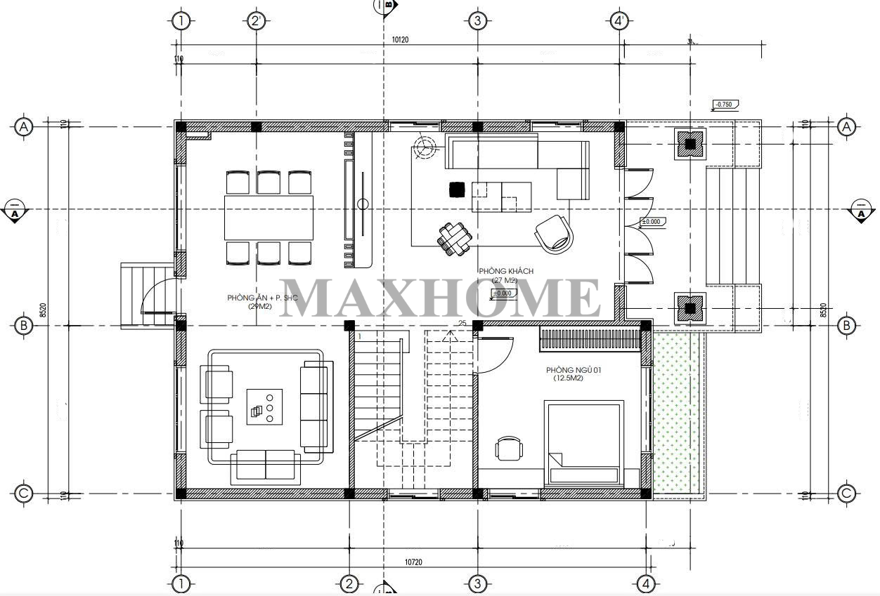 Thiết kế 2 tầng mái Nhật hiện đại đẹp mãn nhãn tại Thanh Hóa | MH47103 Thiết kế 2 tầng mái Nhật hiện đại đẹp mãn nhãn tại Thanh Hóa | MH47103
