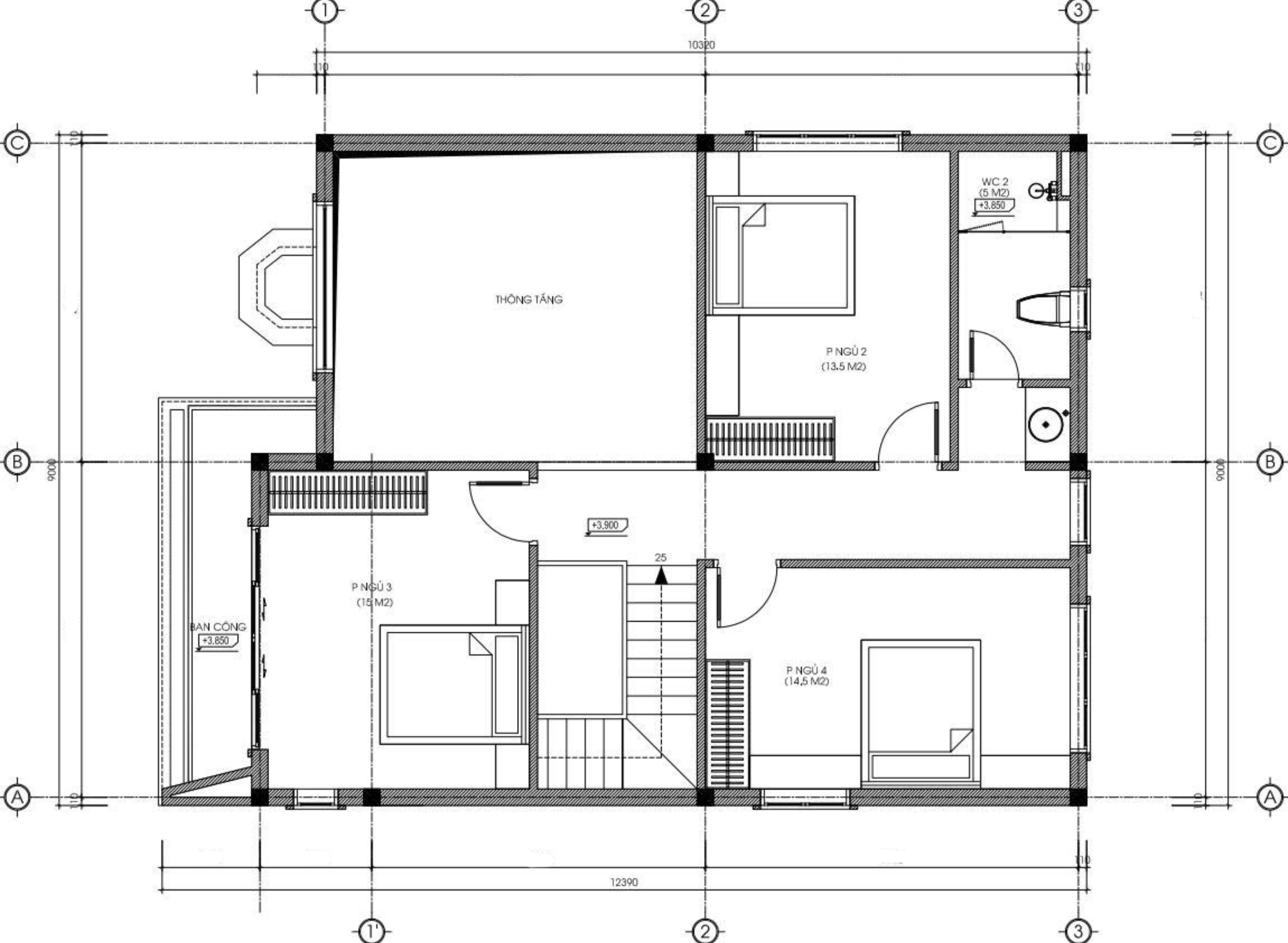 Thiết kế nhà 2 tầng mái Nhật hiện đại, sang trọng tại Quảng Trị | MH46652 Thiết kế nhà 2 tầng mái Nhật hiện đại, sang trọng tại Quảng Trị | MH46652