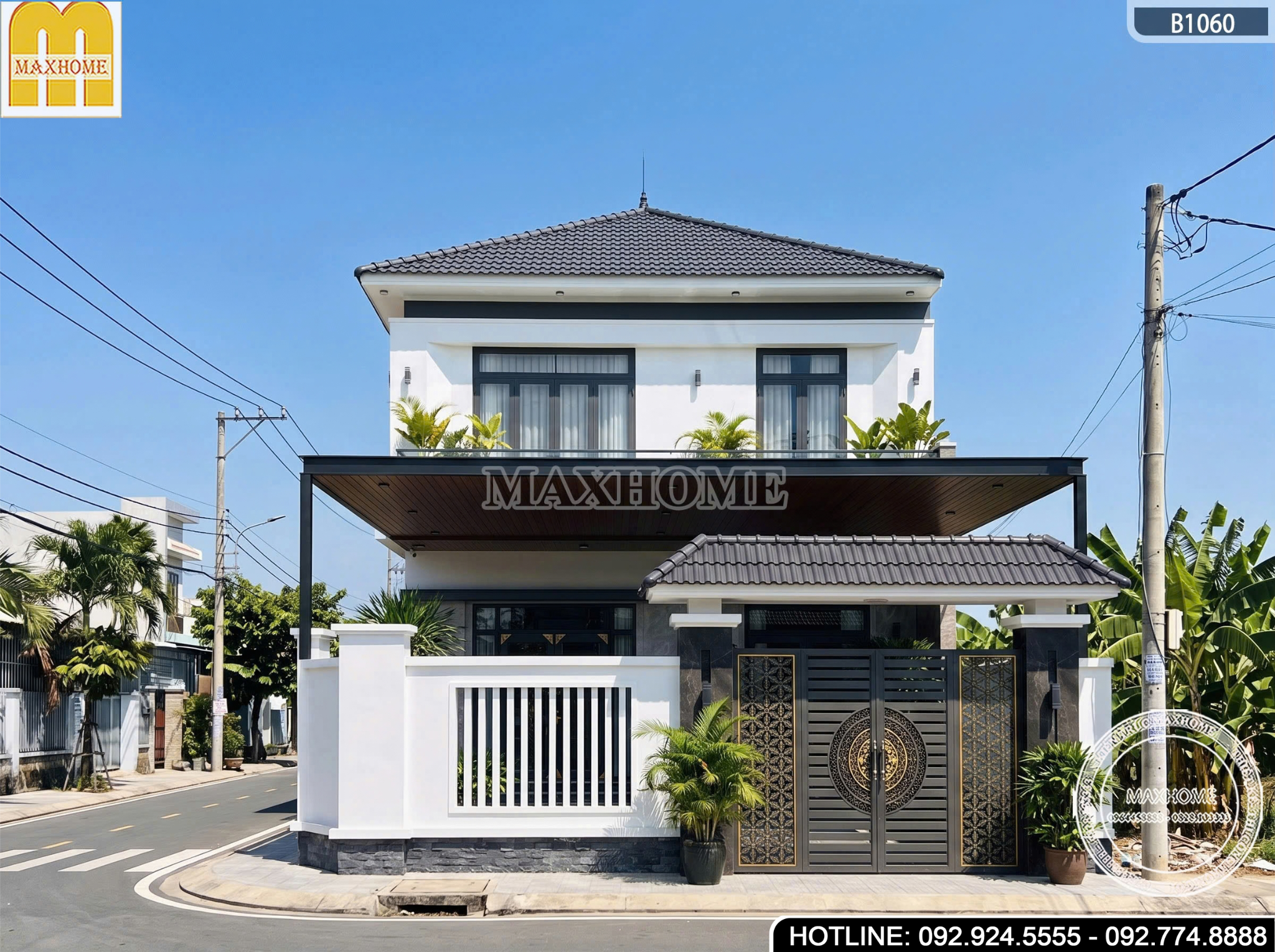 Nhà 2 tầng mái Nhật ngang 8m| MH47131