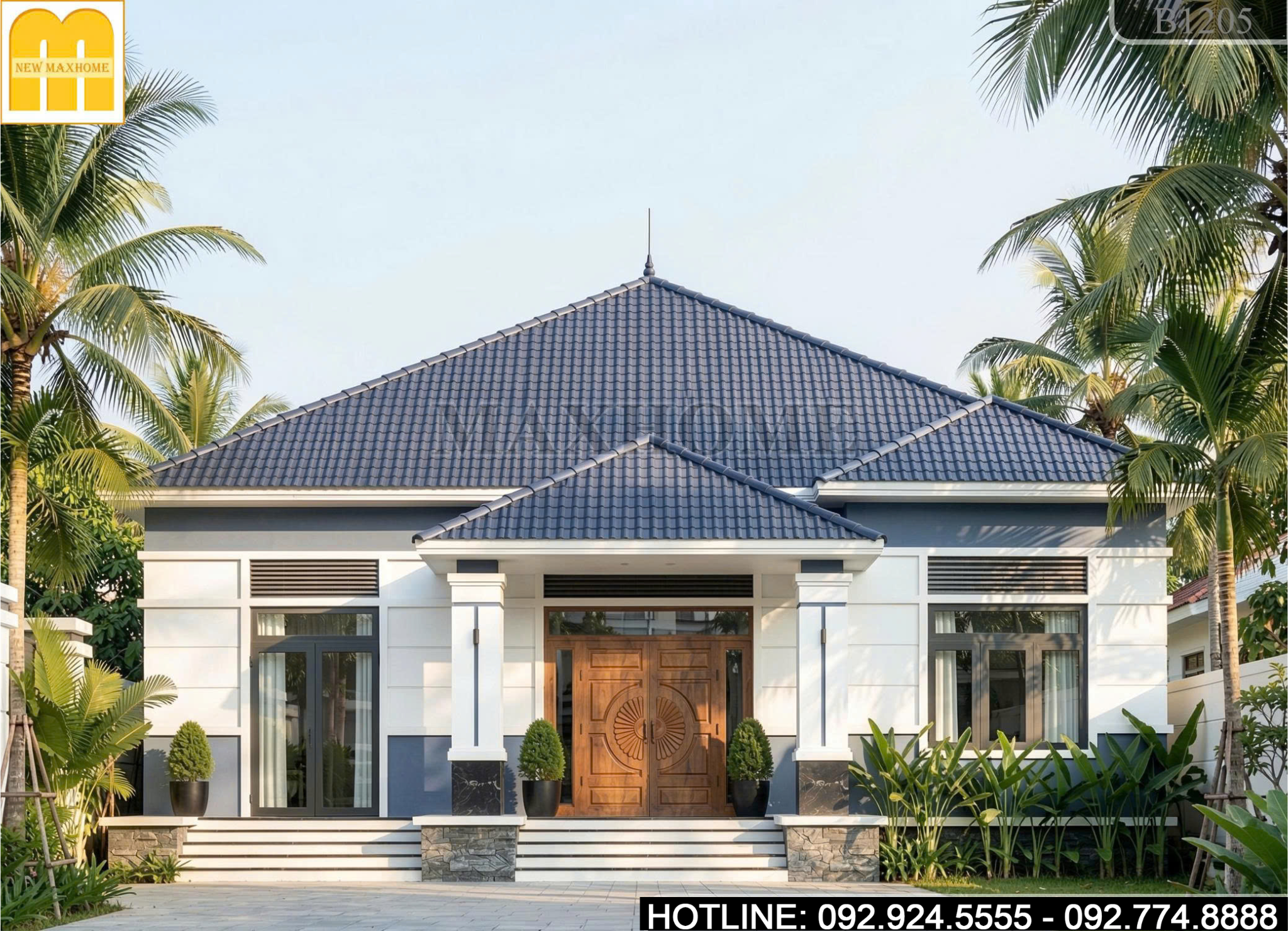 Nhà Cấp 4 Mái Nhật | MH47086