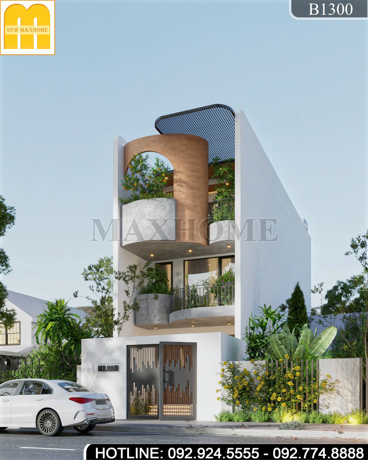 Mẫu Nhà Phố 3 Tầng Hiện Đại Mẫu Nhà Phố 3 Tầng Hiện Đại