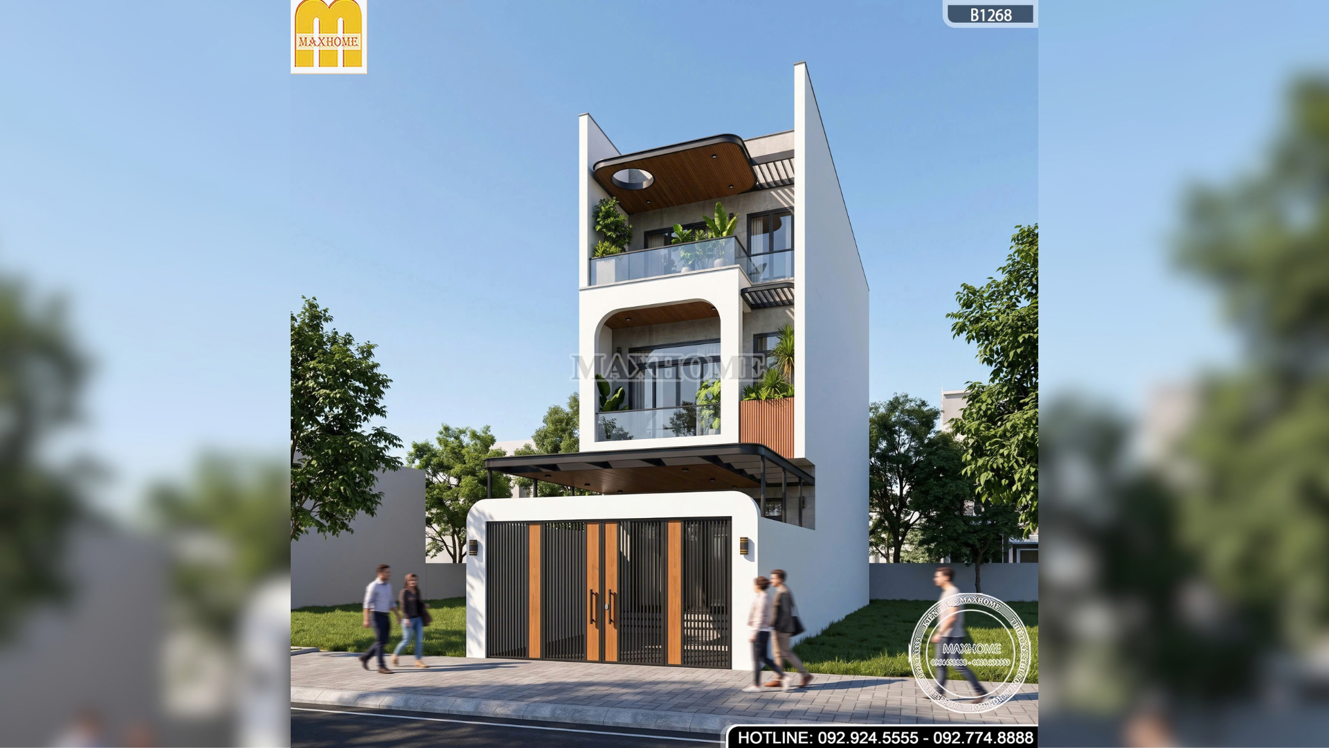 Nhà phố 3 tầng đẹp | MH47114